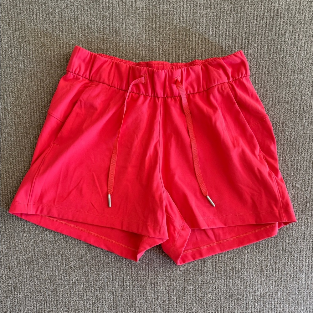 Lululemon Athletica Red Athletic Shorts Lightweight Elastic Waist